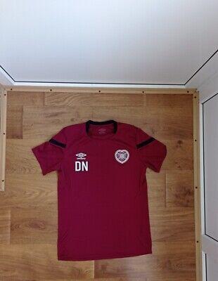 Heart Of Midlothian Hearts Away 미식축구 셔츠 트레이닝 엄브로 저지 사이즈 S