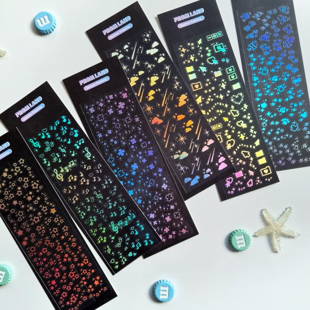 프롬랜드 오로라토핑 시즌2 씰스티커 6종 세트