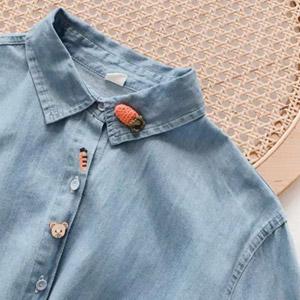 허니버니 데님셔츠