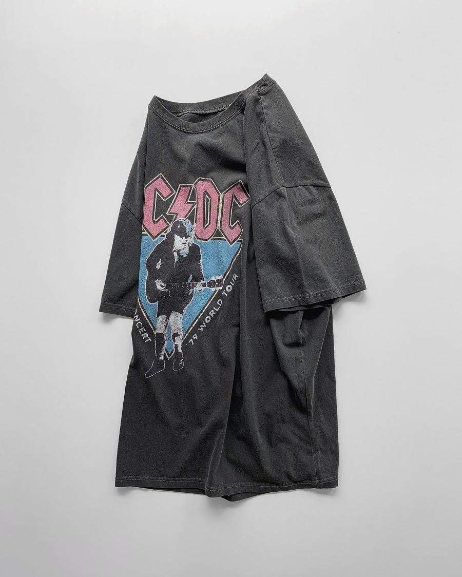 79s AC/DC 밴드 티셔츠