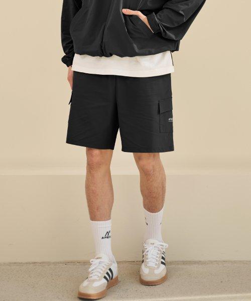 에어스트레치 카고 쇼츠_블랙 트레이닝