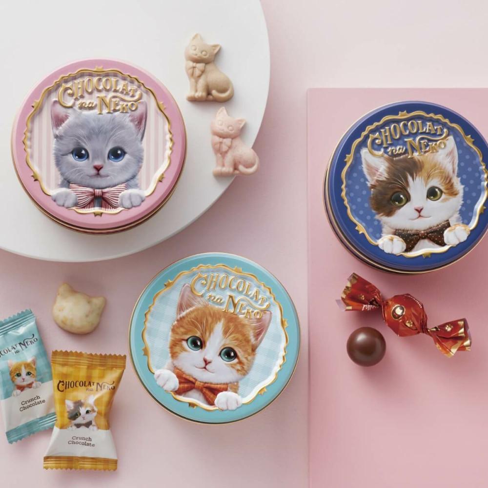 모로조프 Morozoff 쇼콜라 나 네꼬 미니 캔 3개 세트 [원산지:일본]