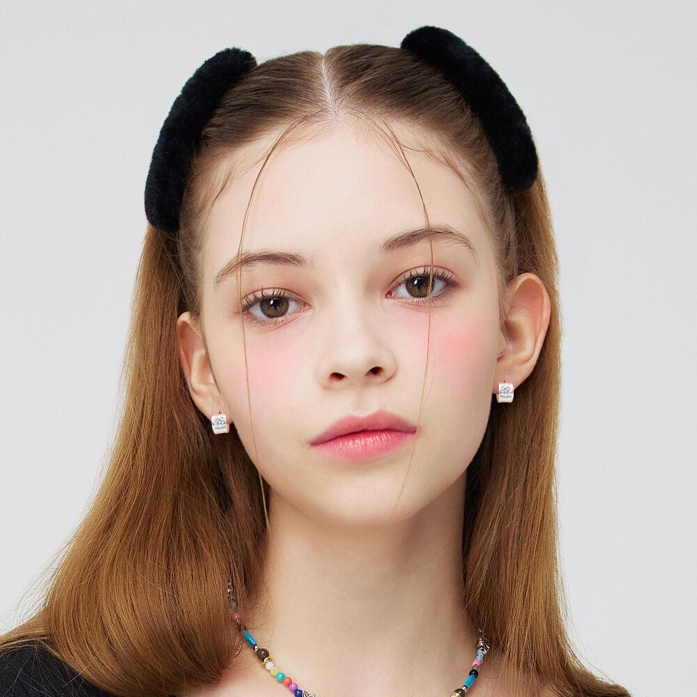 [SET] 하이틴 퍼 똑딱핀 _ 블랙