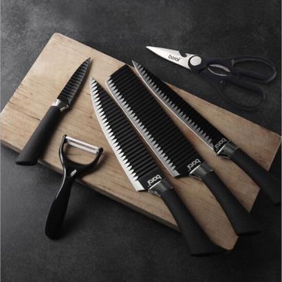 보랄 블랙 칼 세트