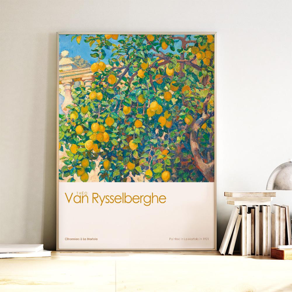 아트밀 명화 그림 액자 - 테오 반 리셀베르그 레몬나무