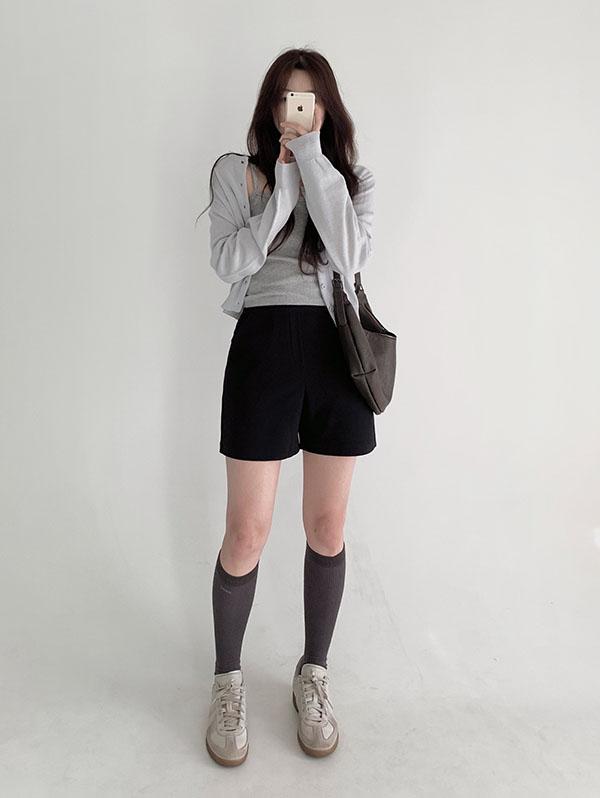 슬로우앤드 [오늘드림🚚/마켓반바지!] #SLOWMADE. 마켓 하프 트레이닝슬랙스 - 2 size