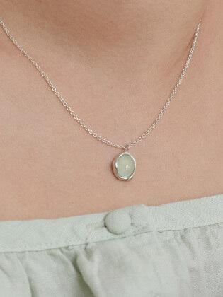 glory gemstone necklace (3 colors)