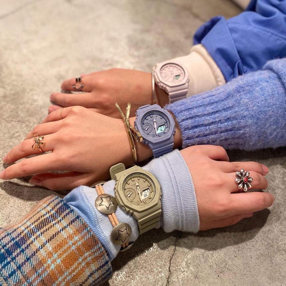 지샥 S2100 시리즈 화이트 블랙 핑크 올리브 블루 G-SHOCK