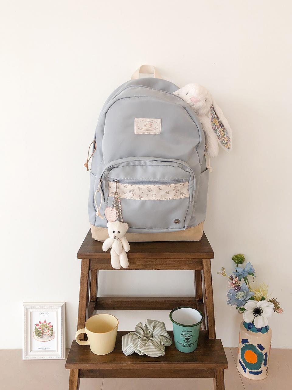 Bon voyage backpack_powder blue