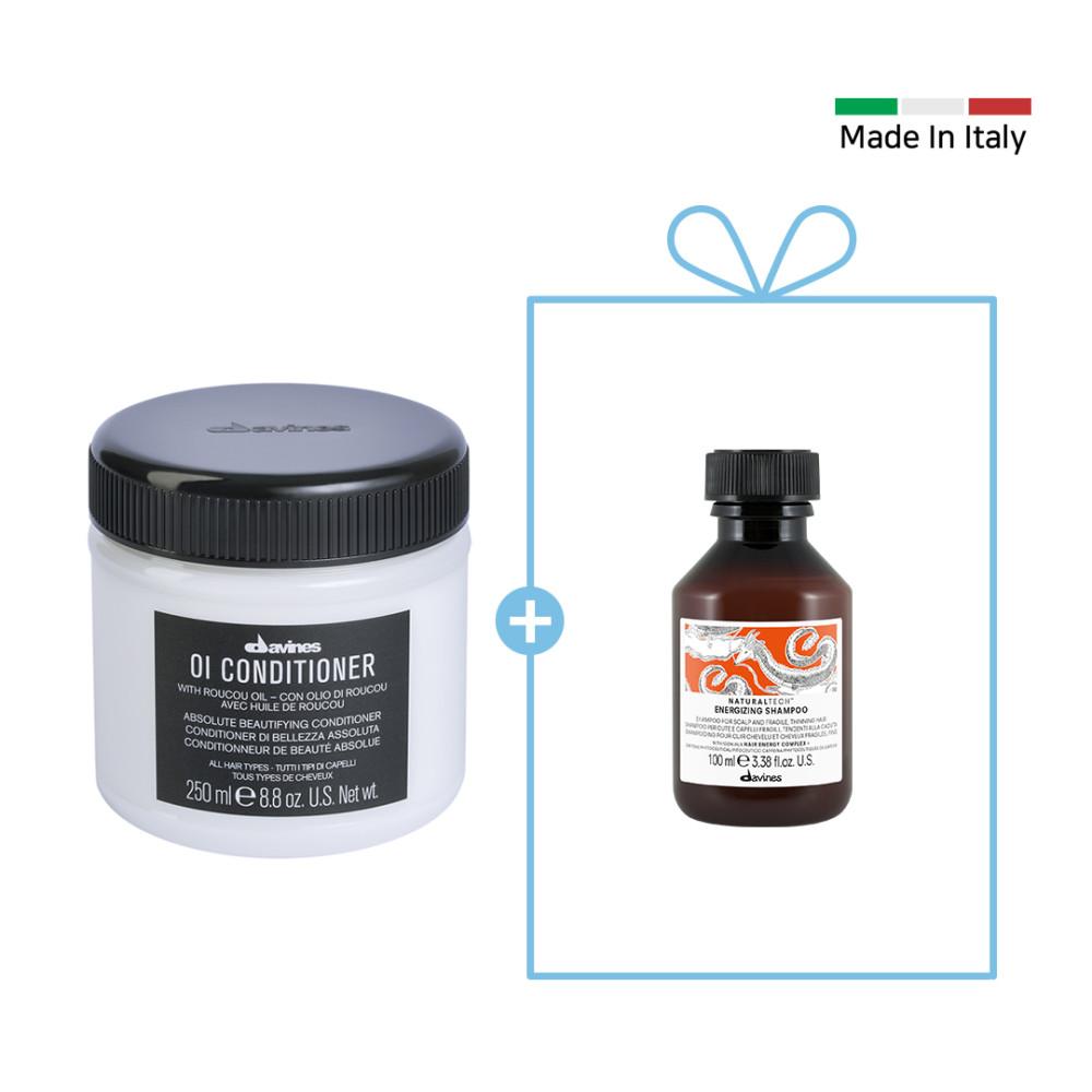 [다비네스] 오이 컨디셔너 250ml + 에너자이징 샴푸 100ml