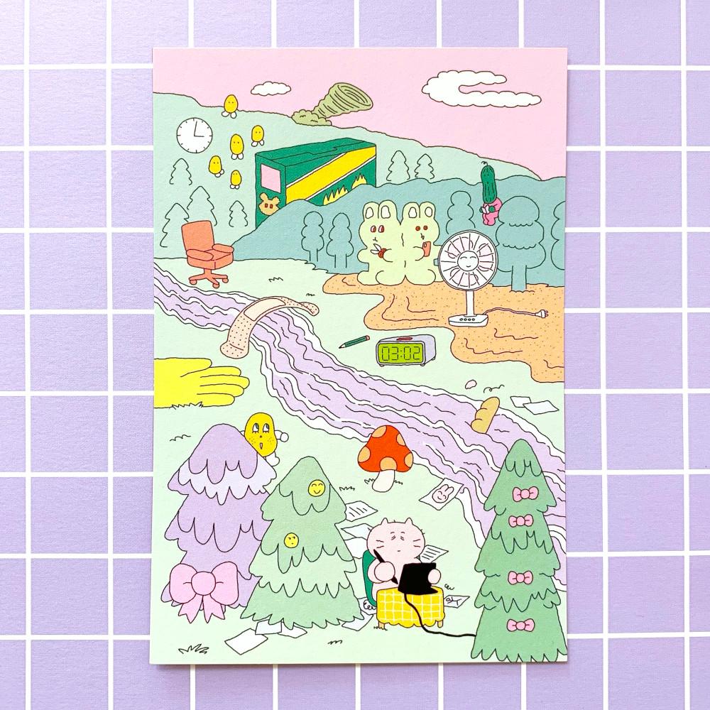 창작의 숲 엽서