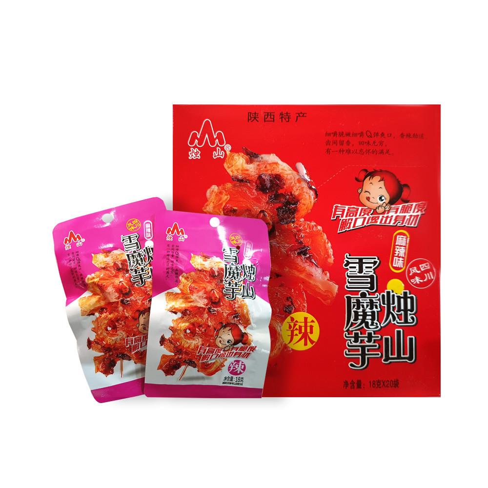 중국간식 설모위 설곤약 마라맛 18g 20개입 1BOX 곤약 저칼로리
