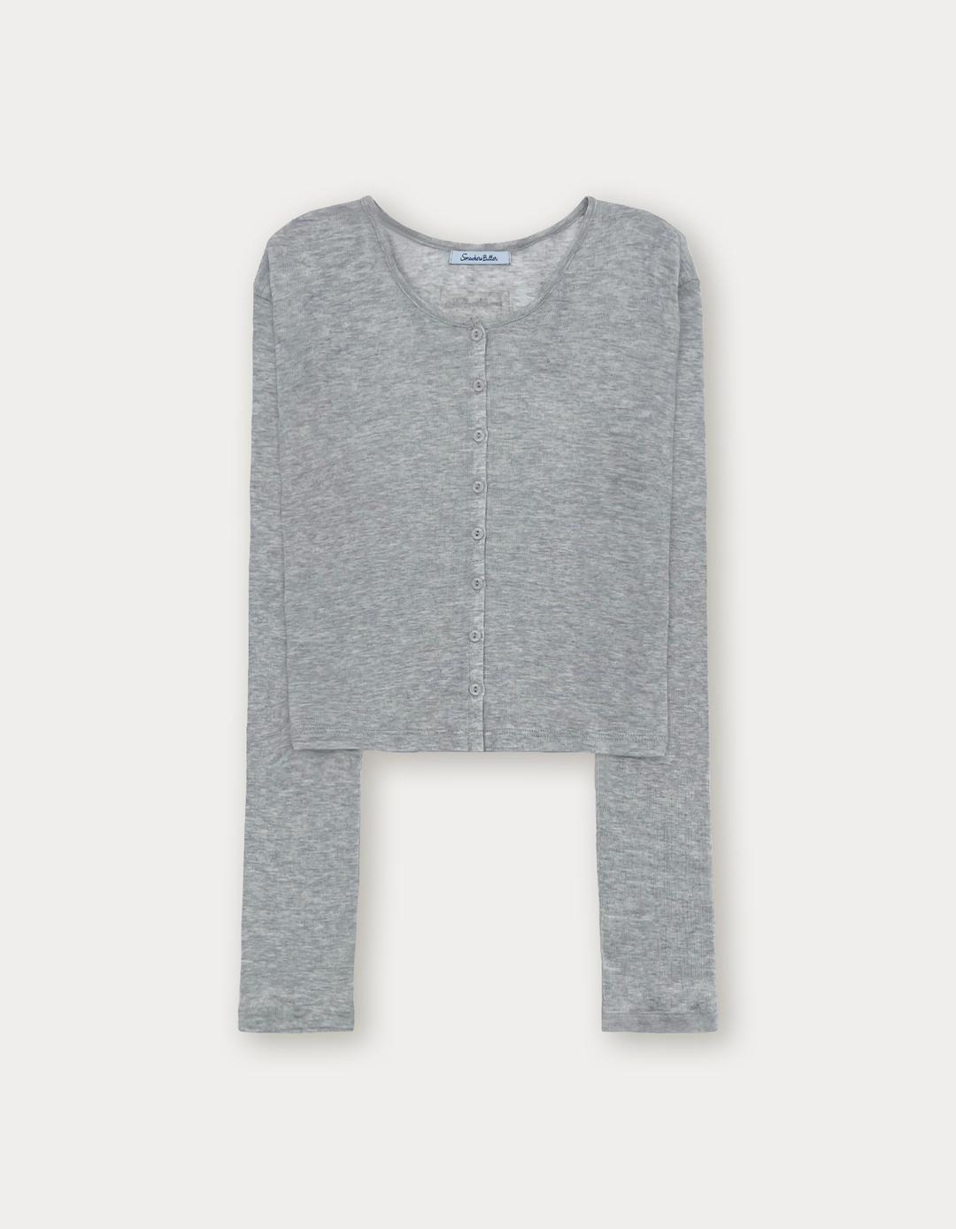 4th / 7.2 출고 Lovey Button Cardigan - Grey
