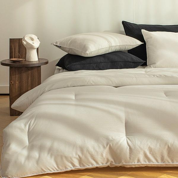 말랑쫀득 카스테라 워싱 항균 옥수수솜 사계절 차렵이불 풀세트