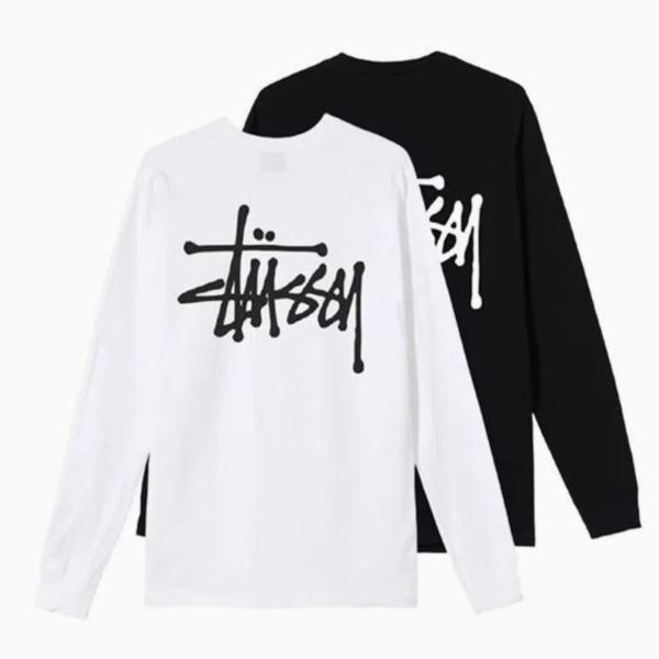 [스투시]  베이직 로고 롱슬리브 긴팔 티셔츠 2종 택1
