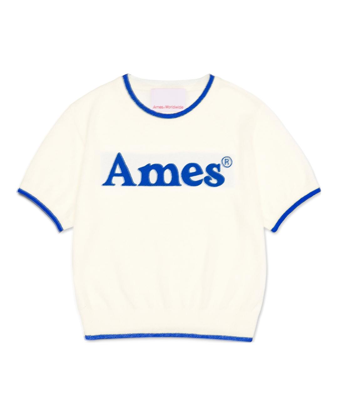 BASIC LOGO KNIT CREAM