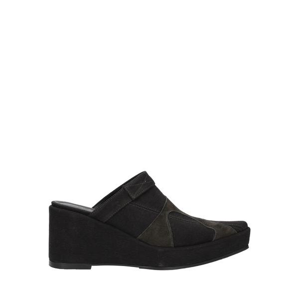 PLATFORM WEDGE MULES 01 BLACK