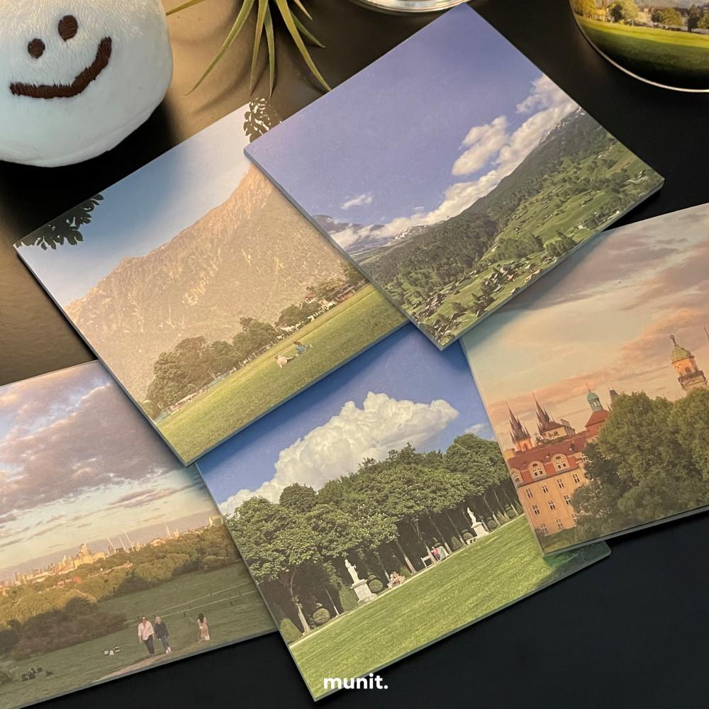 [무닛 munit] 유럽 감성 떡메모지