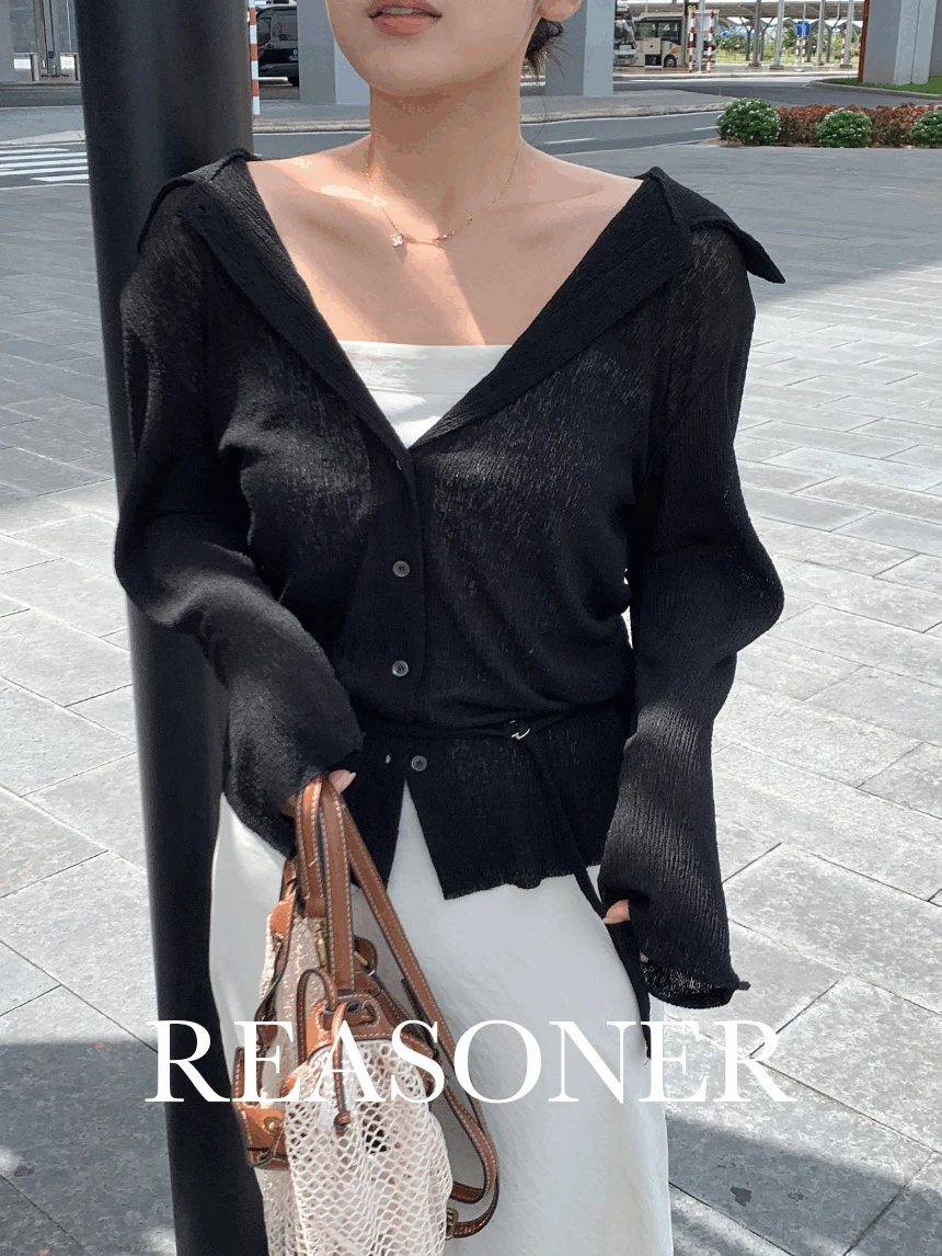 [reasoner][made]셸 벨트셔츠*블랙 2차 제작중