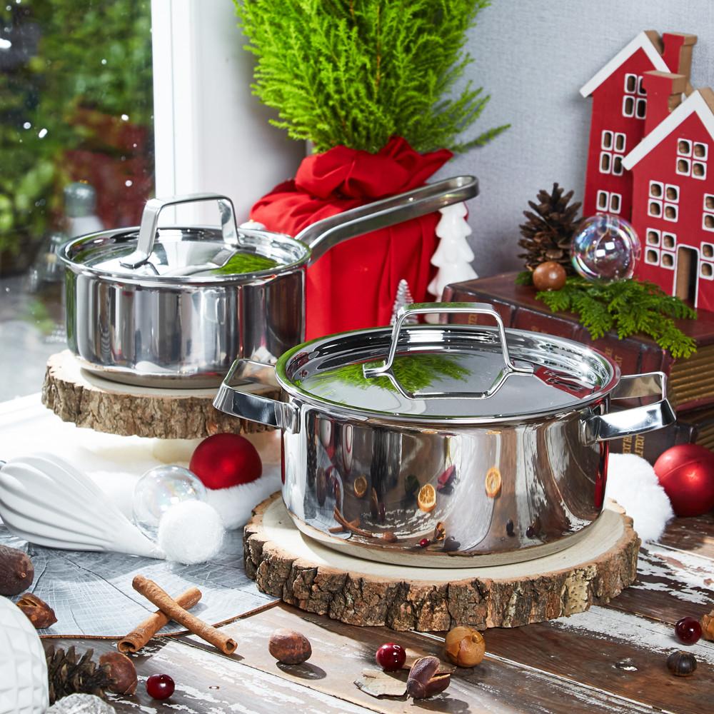 핀일로 국내산 통5중 포스코304 스텐 냄비세트 2종(16편수+20양수) 인덕션 인덕션용