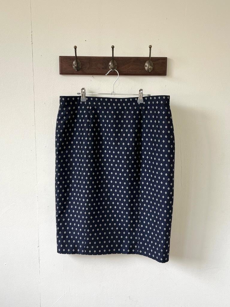 CHANEL geometric skirt
