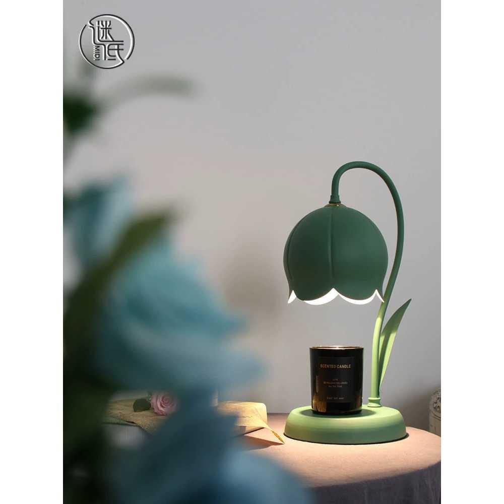 아로마테라피 꽃 워머 무드등 에센셜 캔들워머세트