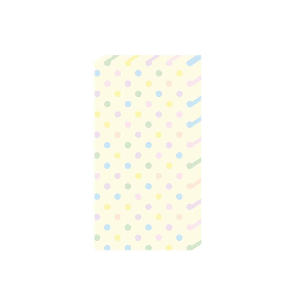 Free memo pad (pastel dots)