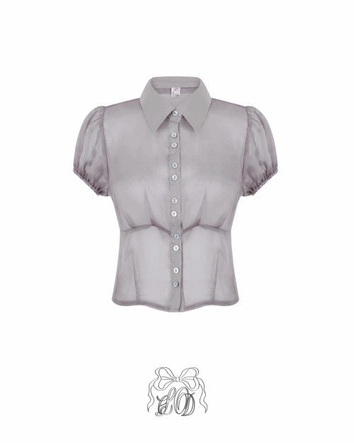 클라우드이모션 [♡MADE♡/오늘출발] serendipick puff - organza bl