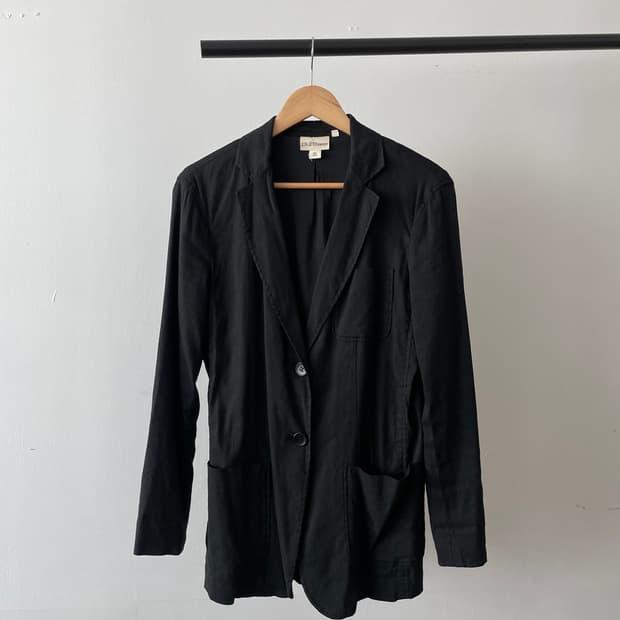 pure DKNY 블랙 린넨 자켓 | 후루츠패밀리