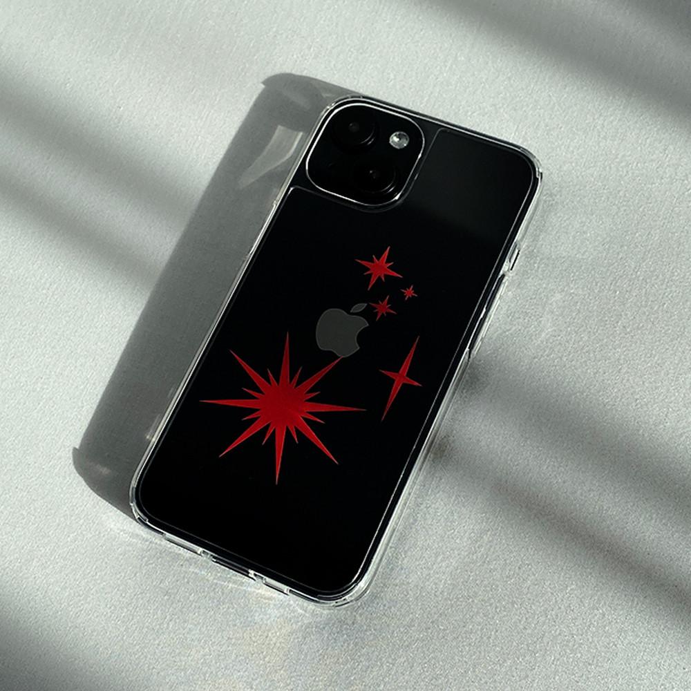 속담 / red twinkle star 레드 트윙클 스타 젤하드 아이폰15프로, 갤럭시22 폰케이스