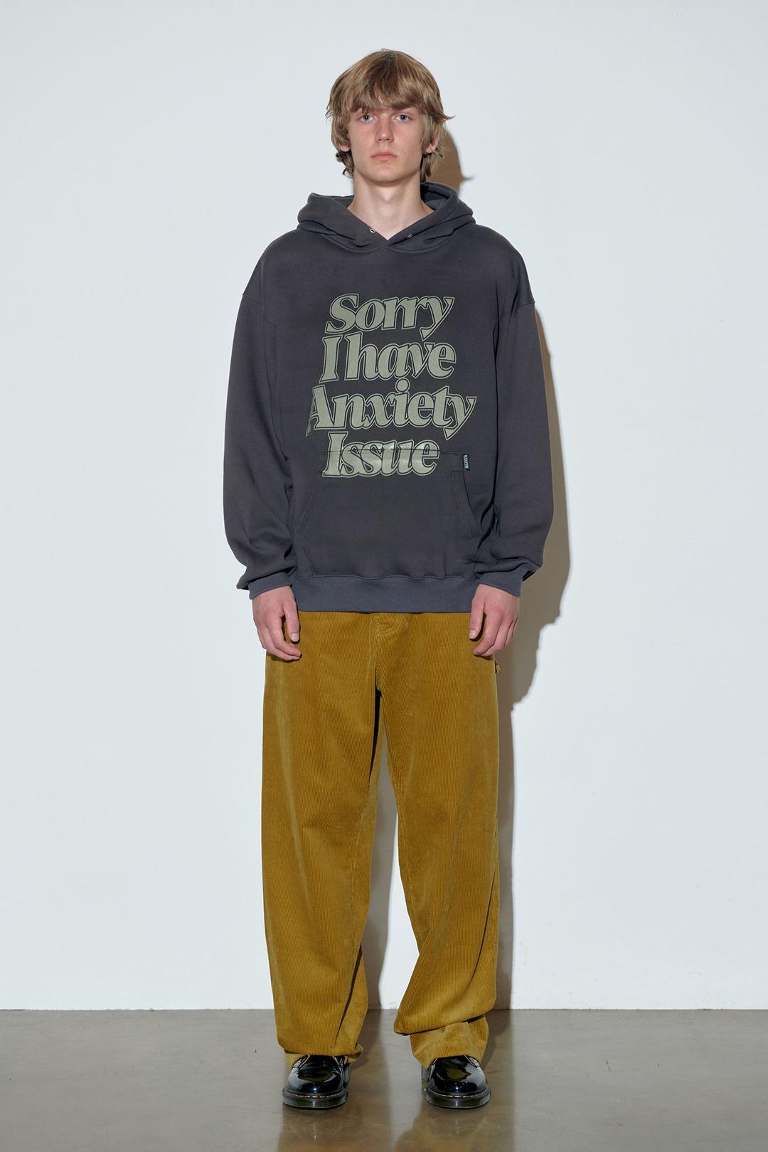 Social Anxiety Hoodie Charcoal