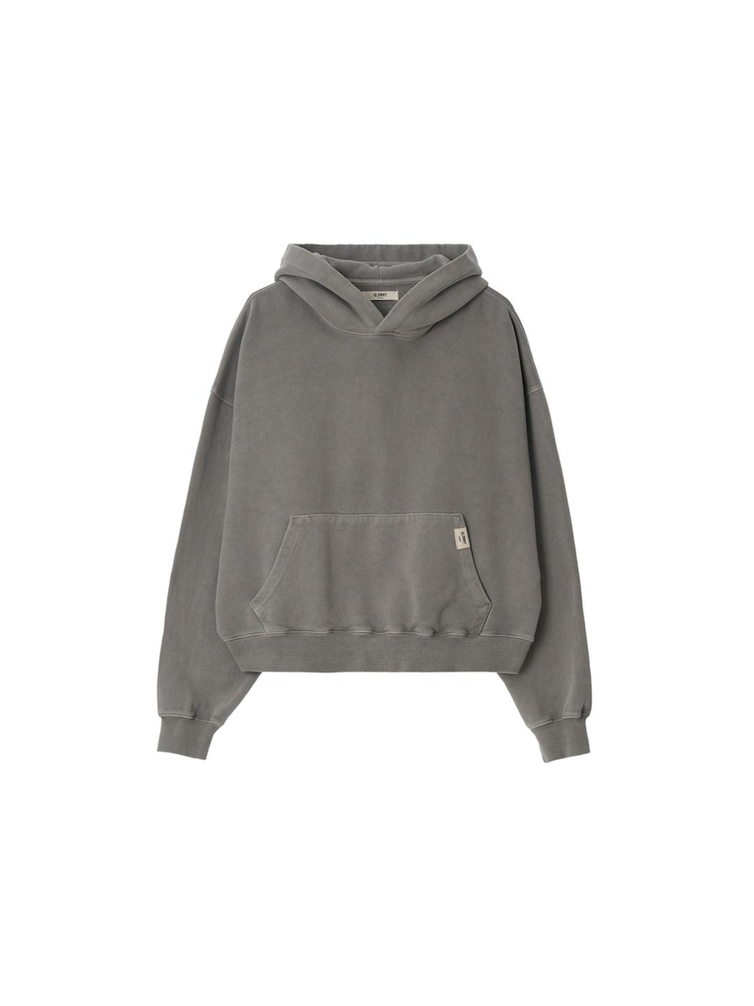 G CLASSIC WASHED BOXY HOODIE (GRAY)