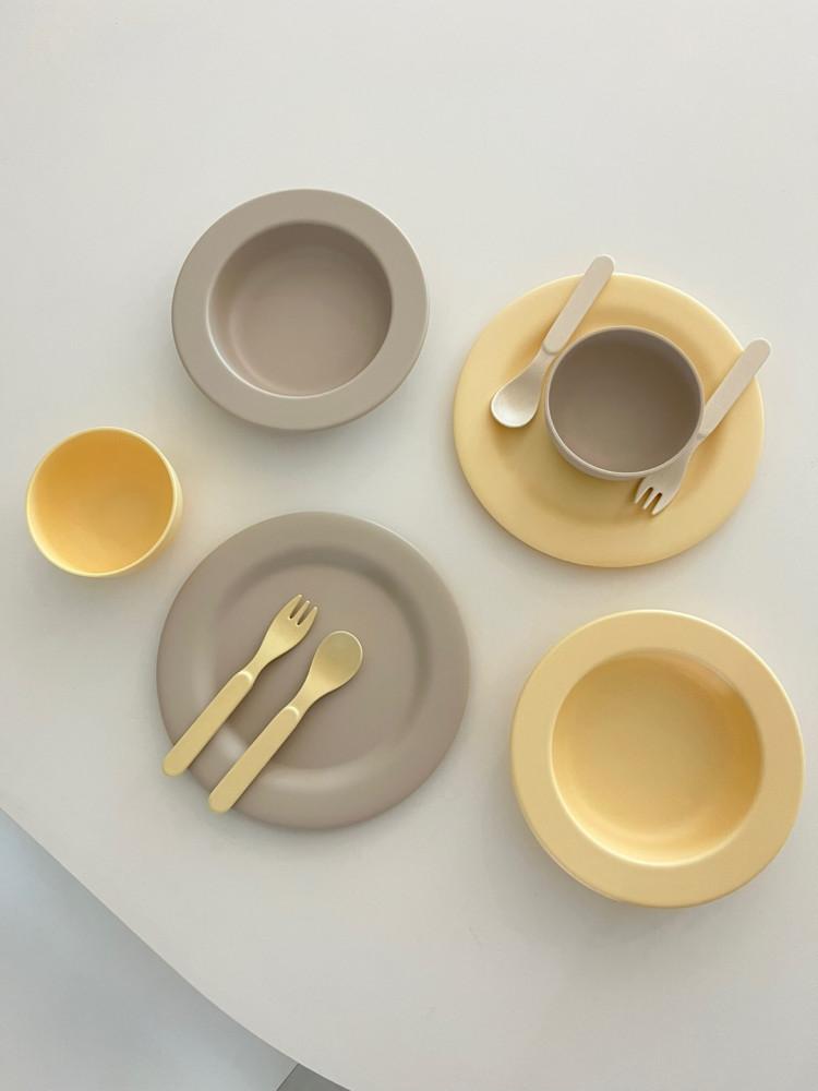 [부기데이] 멜라민 미니밀세트 5color 홈브런치 홈카페세트 캠핑 피크닉
