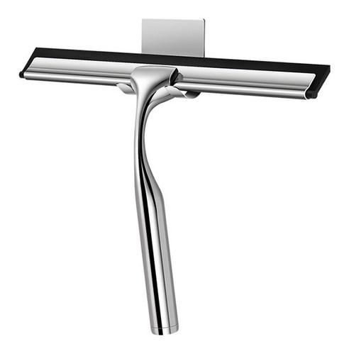 리빙공감 스텐304 고급 거치대형 욕실 스퀴지, 실버, 1개 - 청소용품 | 쿠팡