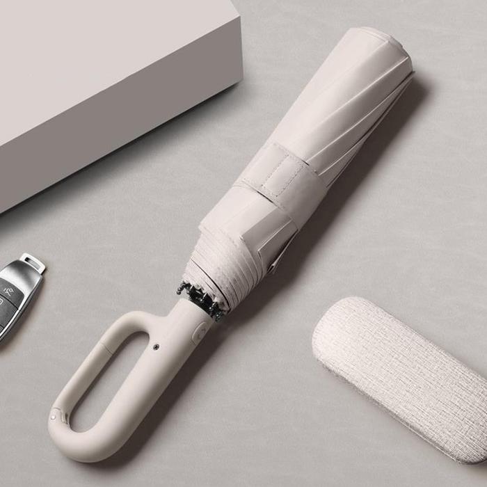 걸이형손잡이 3단 자동우산 3컬러 자외선차단 양산겸용 경량 우양산