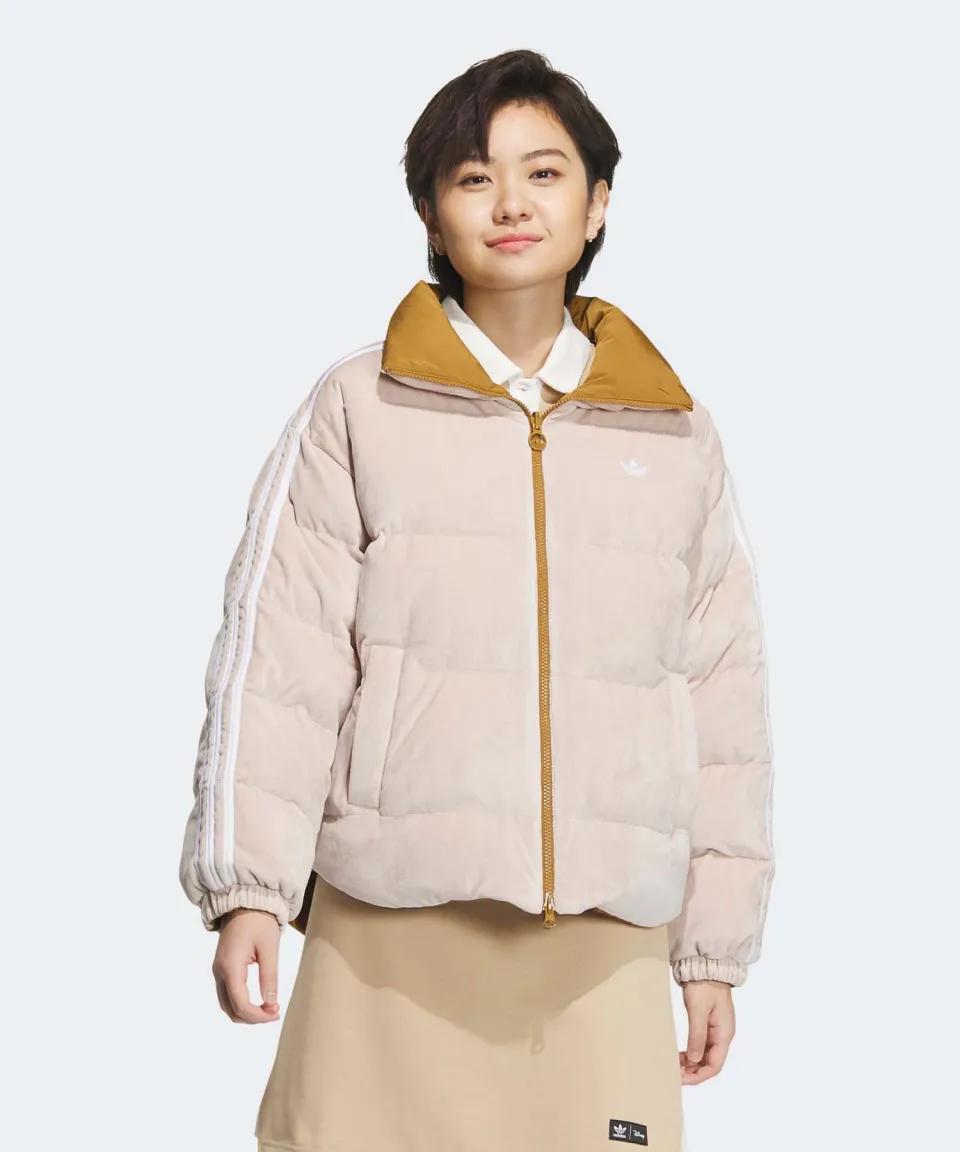 아디다스 우먼스 리버시블 푸퍼 숏패딩 자켓 IU4836