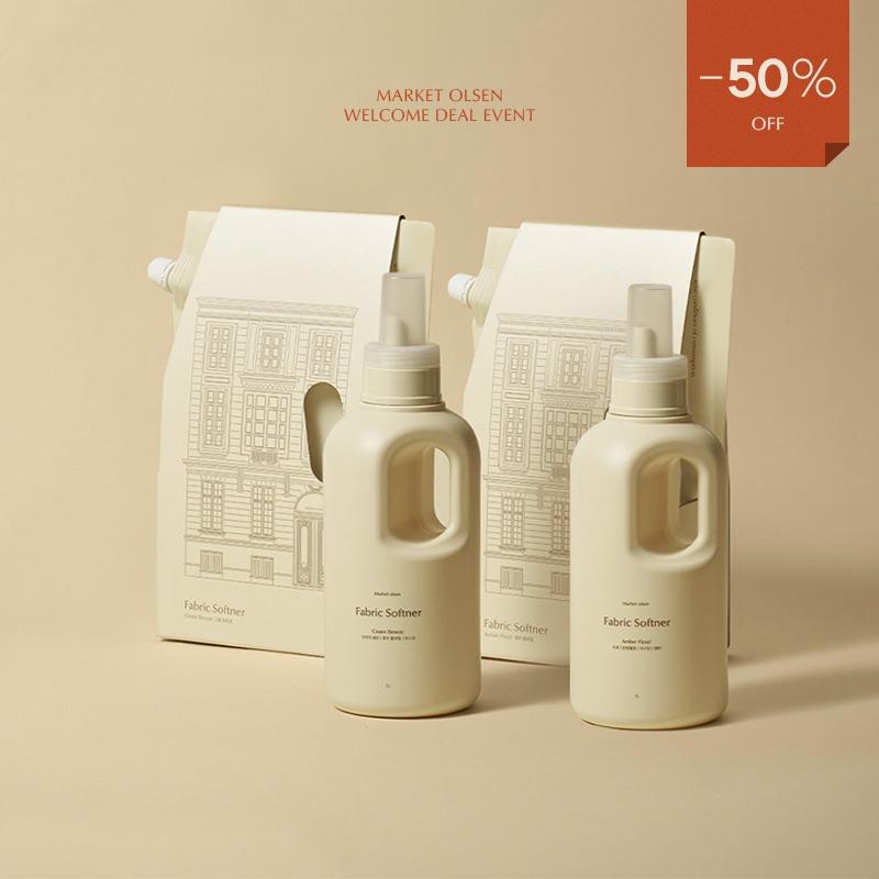 [웰컴 딜] 올슨 고농축 반컵 섬유유연제 1L