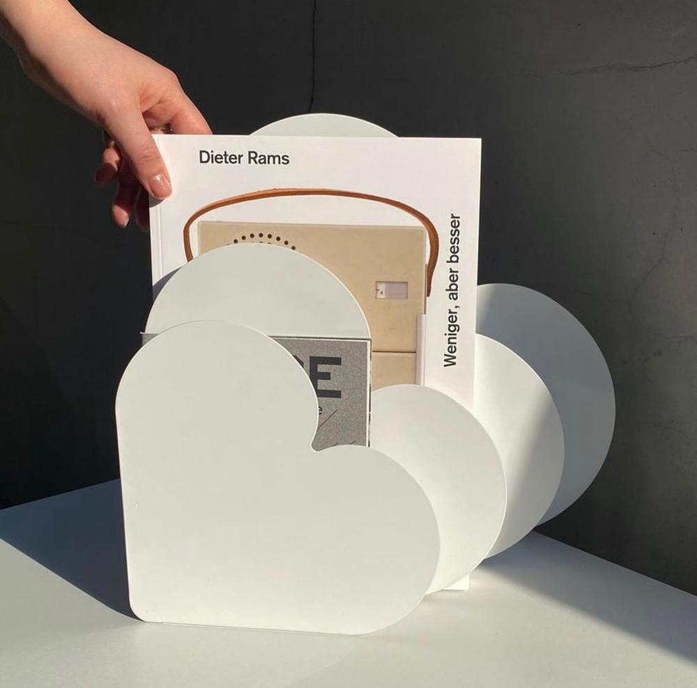 하트 책꽂이정리함 북트레이 간이 미니 책상책꽂이 멀티 정리함 수납트레이