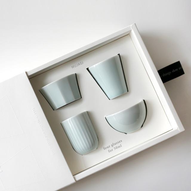 무자기 술잔 4종 선물세트