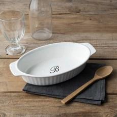 하우밍 모던이니셜 화이트 타원그라탕기