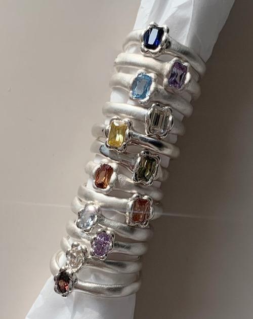 R036_Hi Ring(●Oval cut/■Emerald cut)