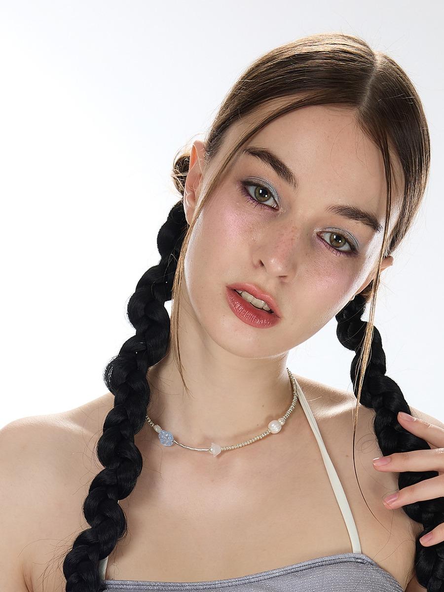 L12 BLUEROSE NECKLACE(색상없음)