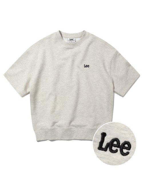 숏슬리브 루즈핏 맨투맨 오트밀