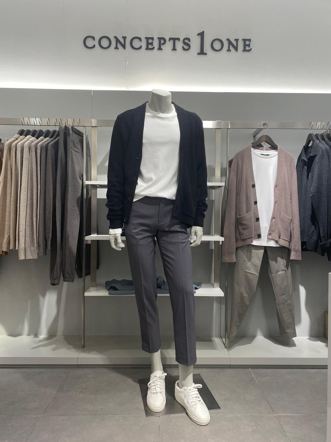 컨셉원 10111901 프리미엄 컨셉원 ( 시그니처 슬림핏 )히든밴딩 슬랙스