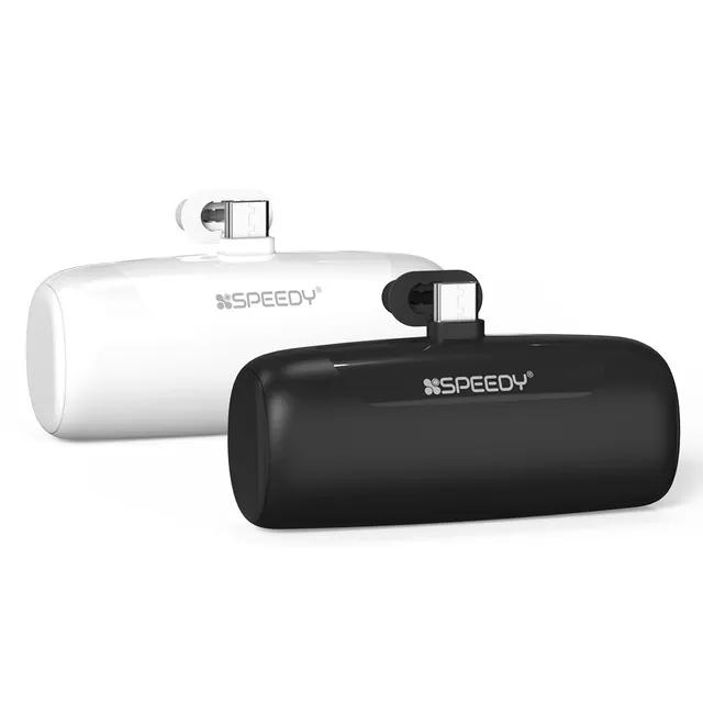 [당일출고] 1+1 할인 스피디 미니 무선 일체형 도킹형 보조배터리 5000mAh