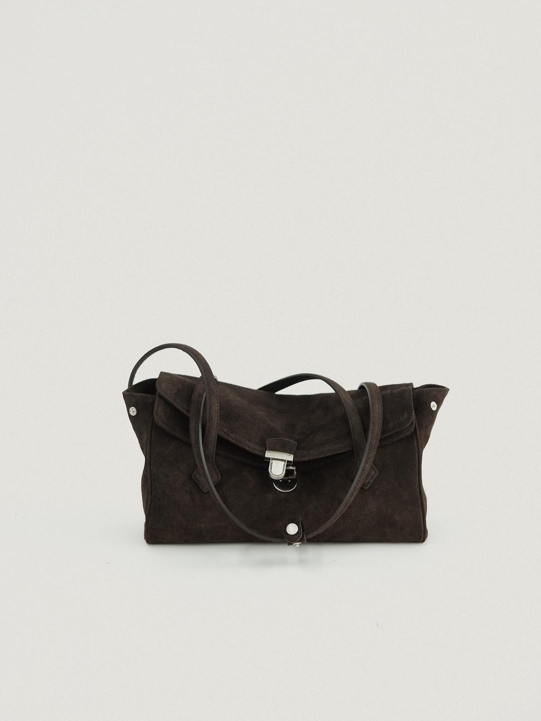 [2차 12/12일 순차배송] REVE BAG (Suede Ver) - DARK BROWN
