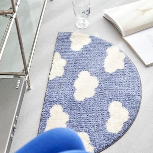 구름 소프트 반달 발매트