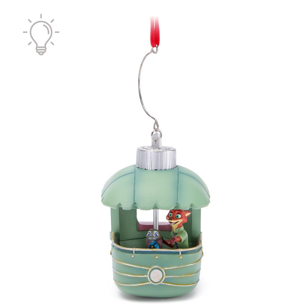 Judy Hopps and Nick Wilde Gondola Light-Up Living Magic Sketchbook Ornament – Zootopia | Disney Store