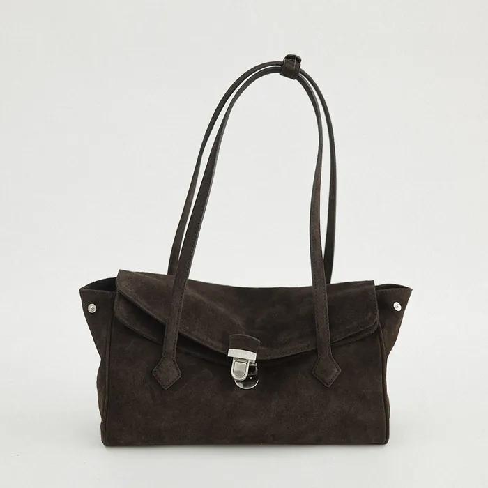 Reve Bag (Suede) Dark Brown