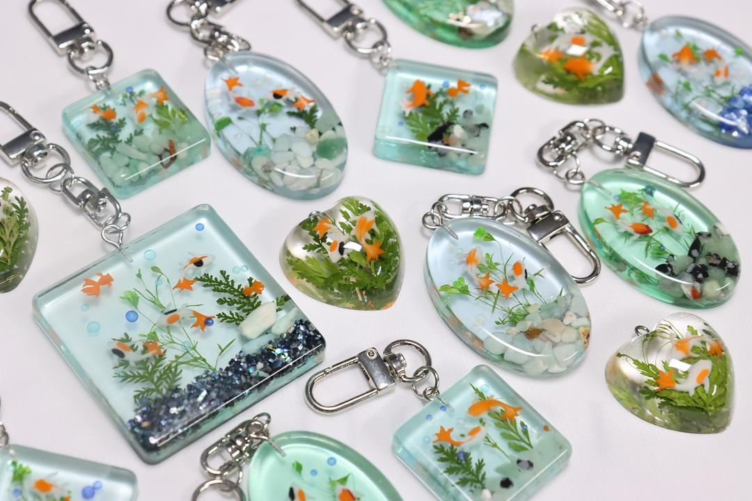 작은 어항 키링